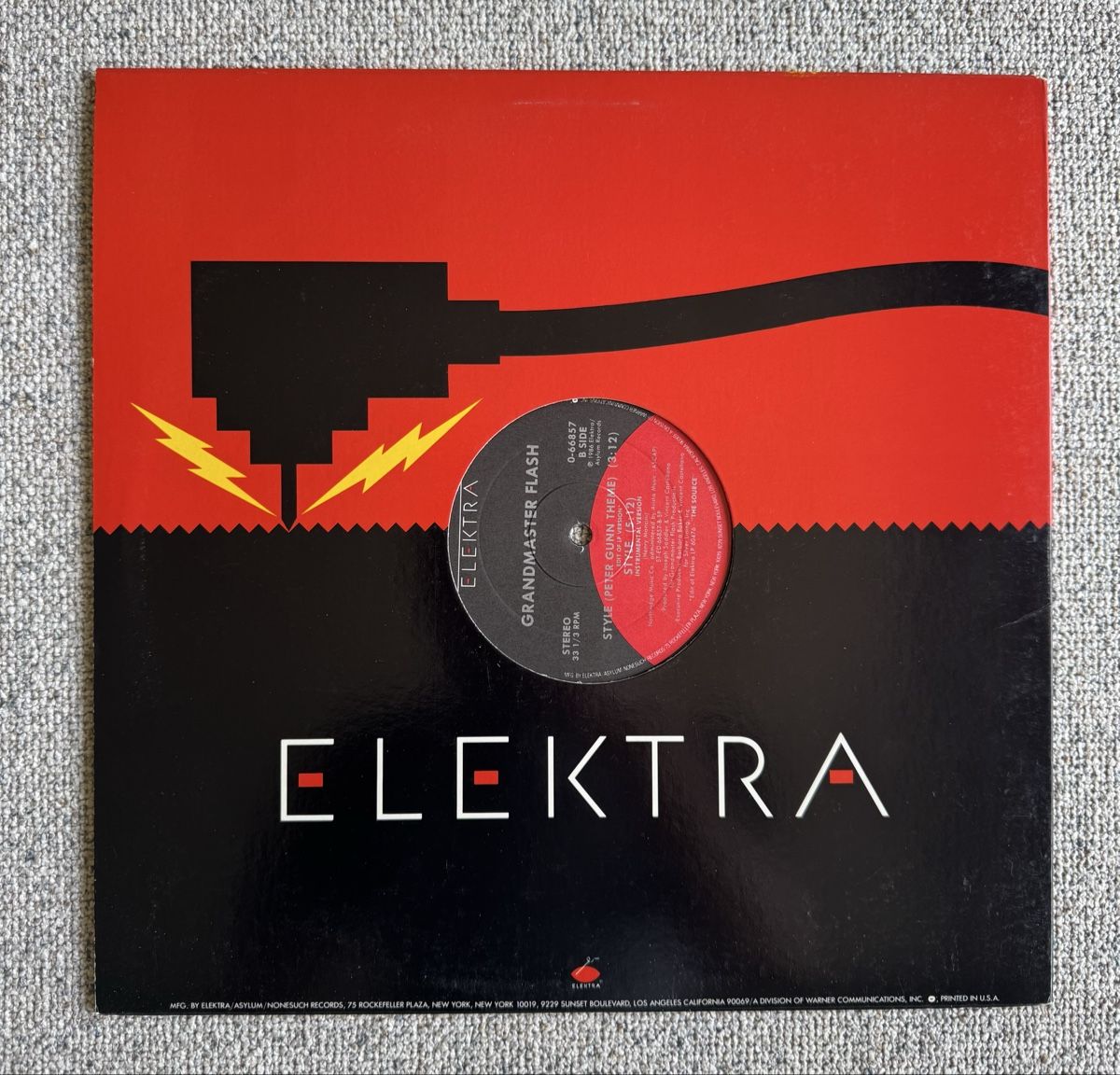 Schallplatten: Grandmaster Flash - Style (Peter Gunn Theme) - 80s – Gebraucht aus Rorbas von BlackstarRecords 1