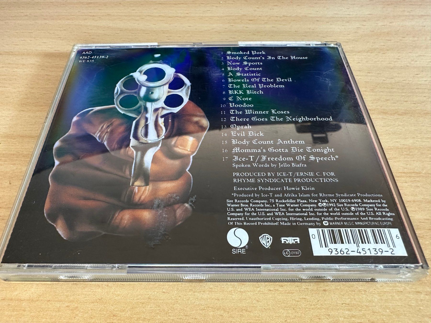 CD: Body Count – Body Count – Usato da Rikon im Tösstal venduto da Alpenmutz 1