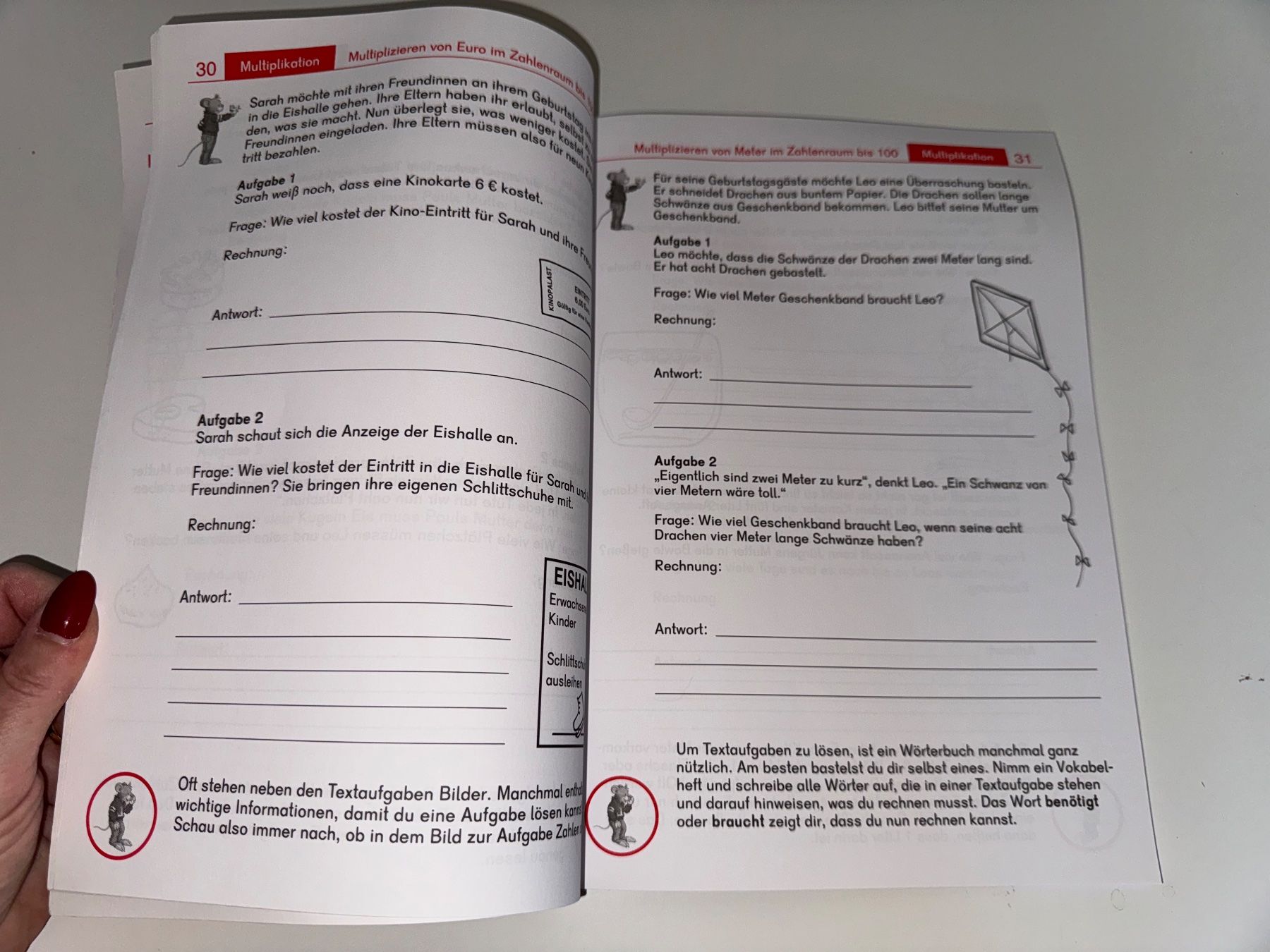 Libri: Sach und Textaufgaben Klasse 3-4 – Usato da Grosswangen venduto da Kleine.Knoepfe 2