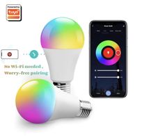 Smarte Lampe, LED, dimmbar, App-Steuerung, 2. Stk