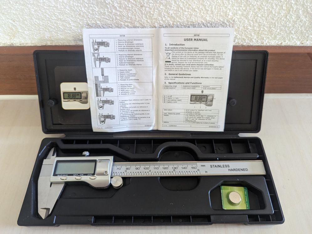 Pied à Coulesse Bizline, Neuf En Boîte, Outillage Mesure