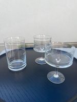 Design Kristallgläser aus der Bauhaus-Ära