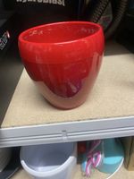 Roter Keramiktopf