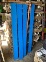 Stahlplatten blau