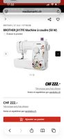 Neuwertige Nähmaschine Brother JX17FE