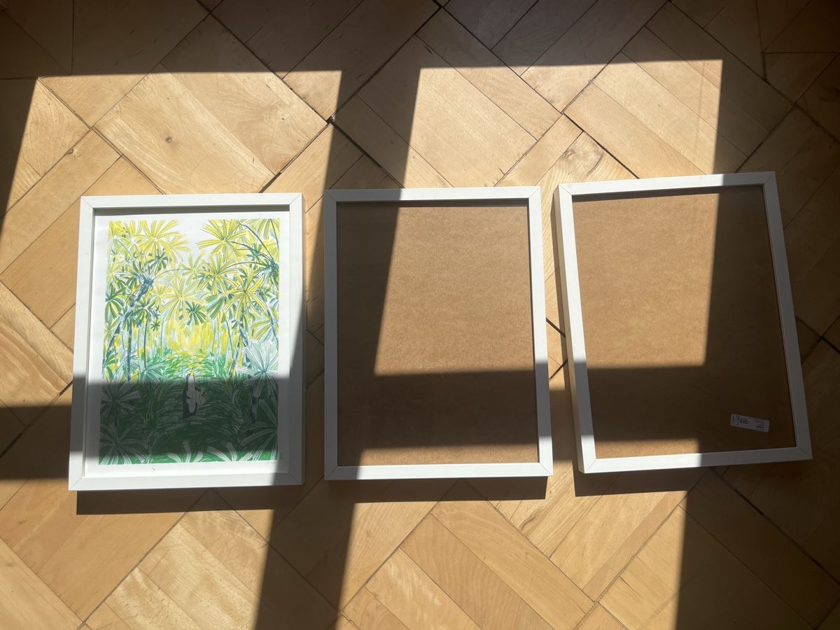 Cornici: Bilderrahmen Ikea Ribba 3x A3 – Usato da Zürich venduto da Franksalamanca