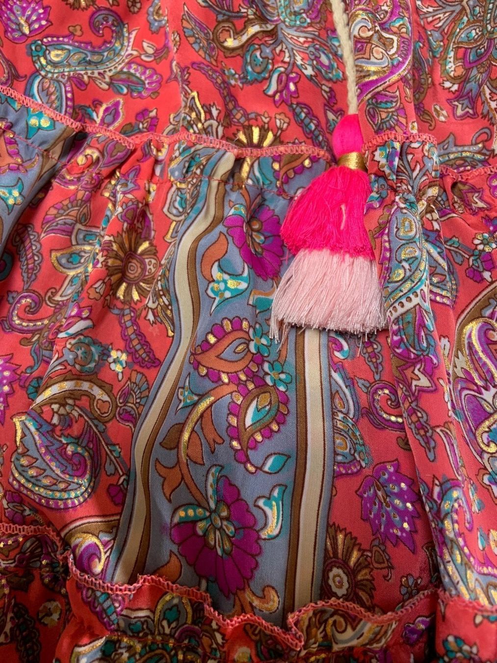 Kleider: Boho Stufenkleid / Tunika aus Seide/ Viscose – Neu (gemäss Beschreibung) aus Sigriswil von ck56 7