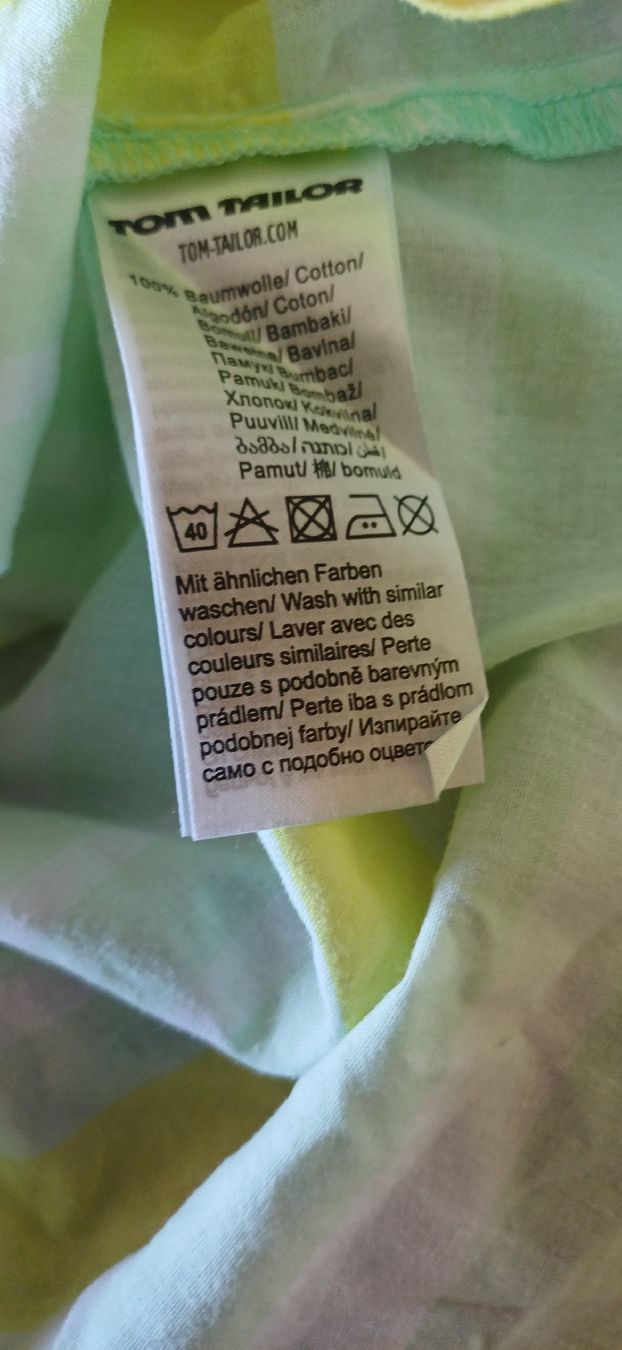Lotti & Set di vestiti: Kleid Mädchen Tom Tailor 98 gestreift mintgelb  – Usato da Riniken venduto da Lessy- 1