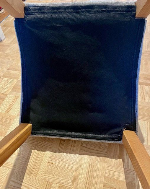 Stühle: 2 Esszimmerstühle, Hochlehner Stoff/Textil – Gebraucht aus Kriens von heleneb02 4