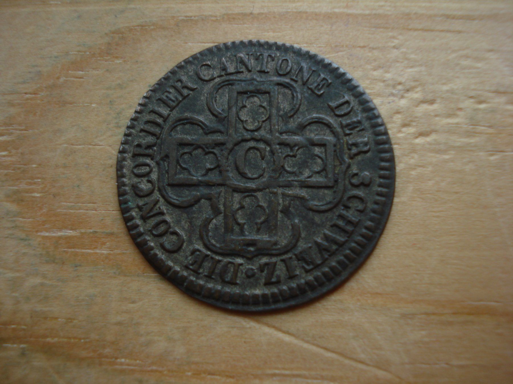 Alle Münzen: (S) Freiburg 1 Batz 1828 – Gebraucht aus Erlach von Net-Coins 1