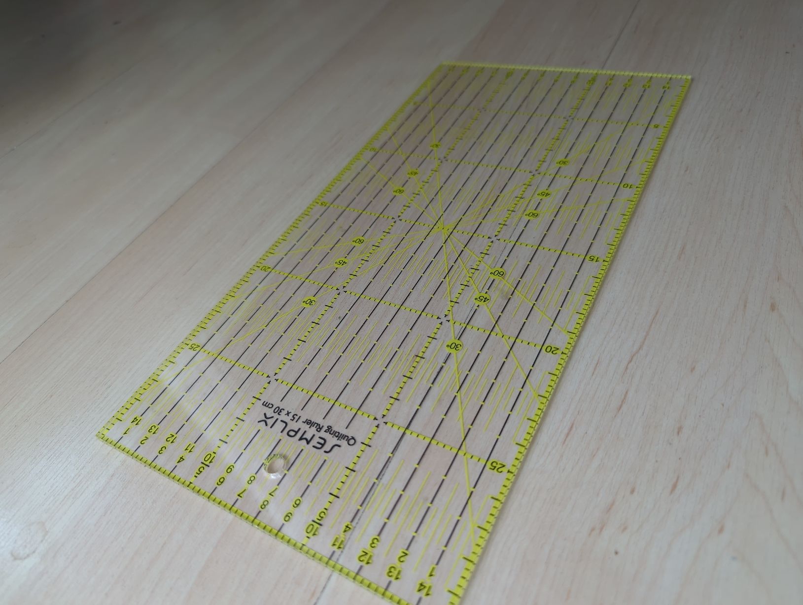 Sonstiges Schreiben & Zeichnen: Schneidelineal SEMPLIX Quilting Ruler 15x30cm – Gebraucht aus Winterthur von joh_mj2t 2