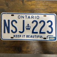 🇨🇦 Autoschild, Ontario NSJ-223 - Kanada 