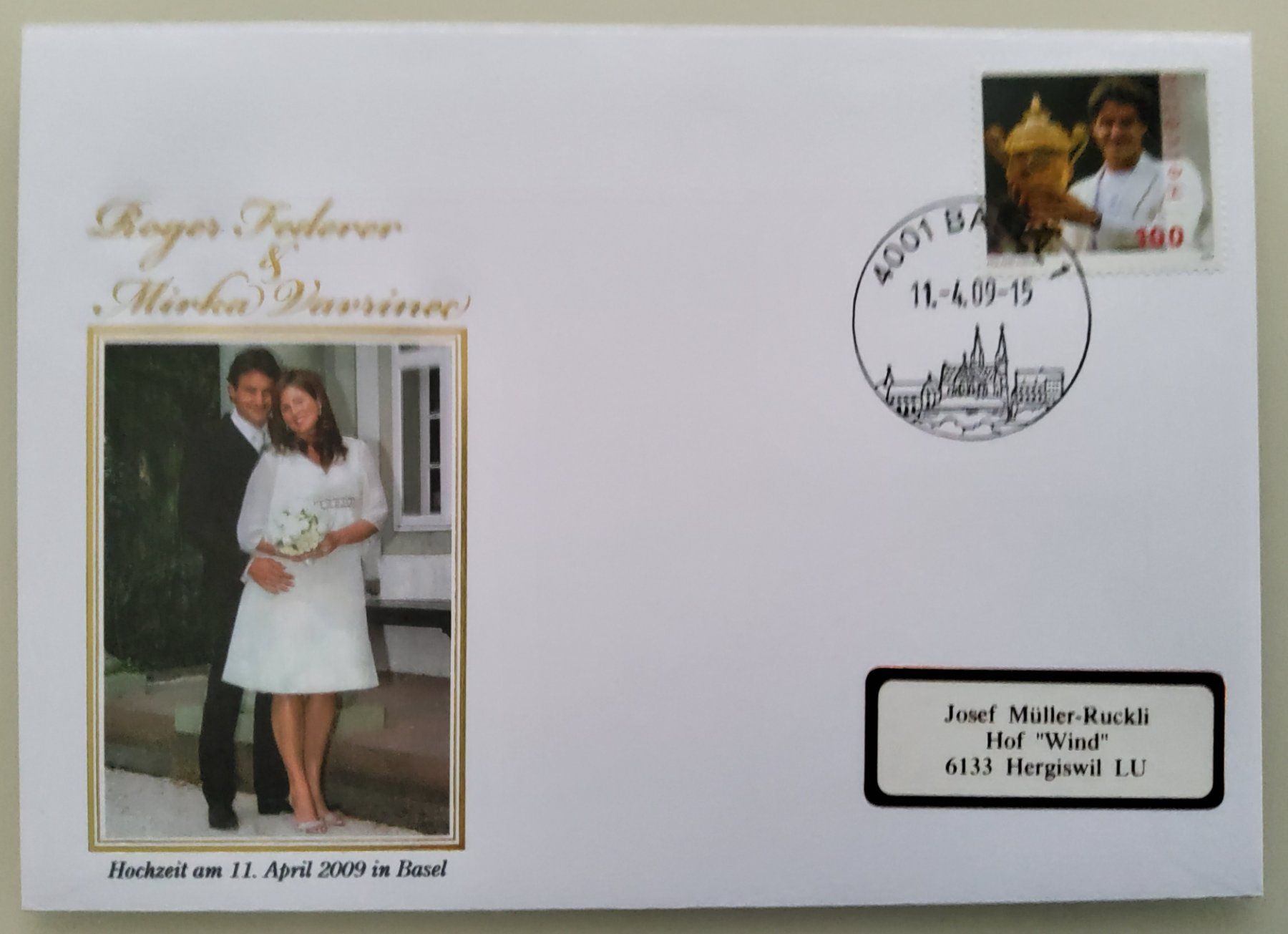 Alle Briefmarken: Roger Federer - 2009 - Hochzeit – Neu (gemäss Beschreibung) aus Buchrain von mue_kru