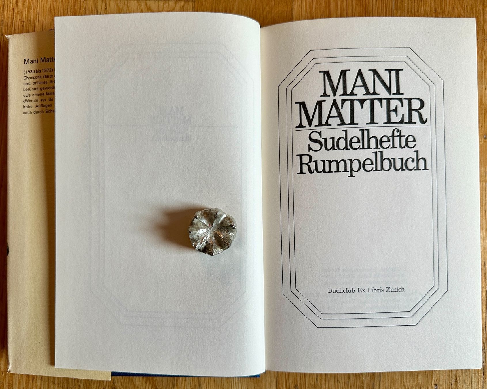 Libri: Mani Matter: Sudelhefte. Rumpelbücher. – Usato da Zürich venduto da allp 2