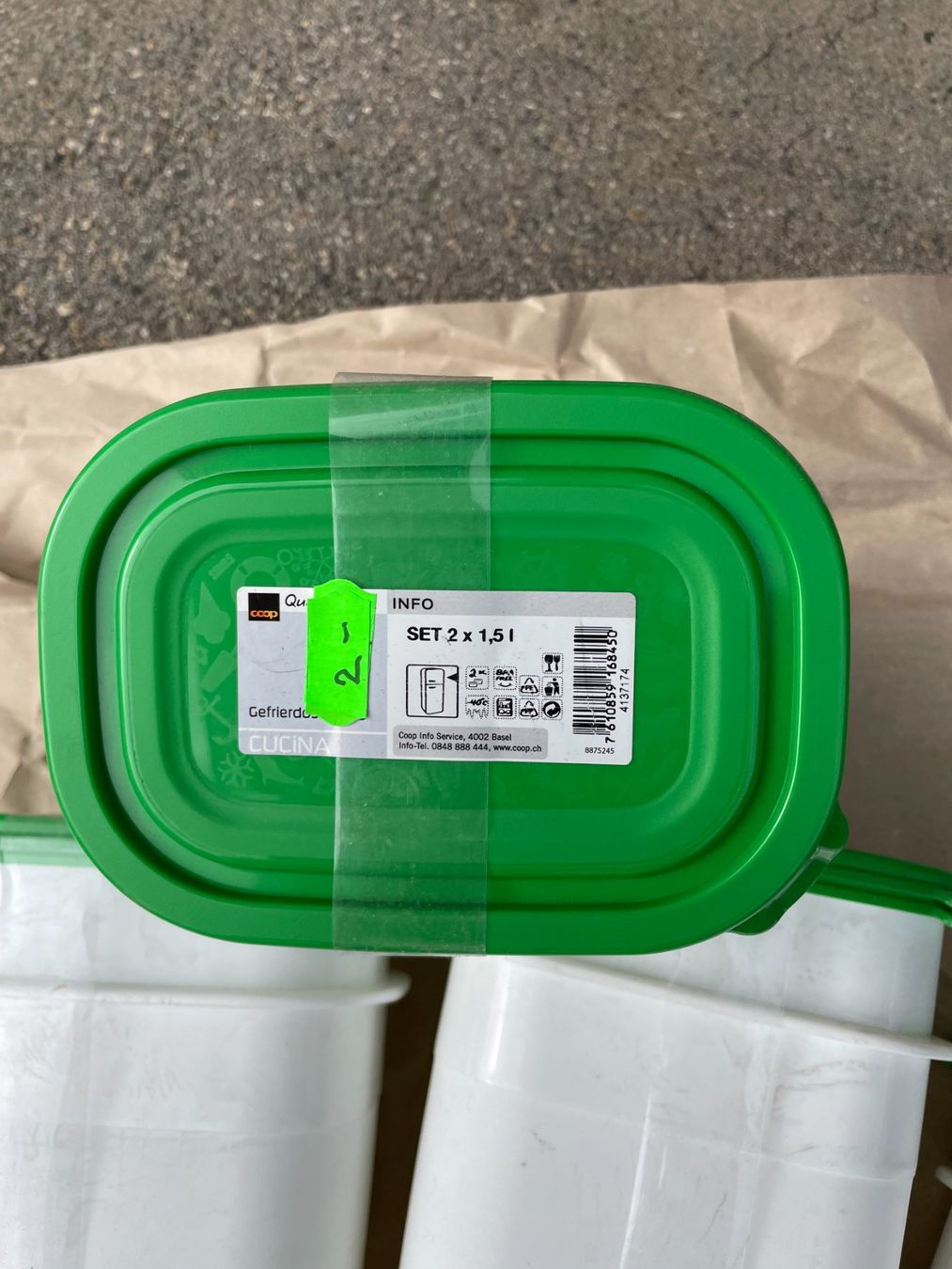 Behälter & Ähnliches: 8x Vorratsdosen / Aufbewahrungsboxen mit Deckel, Gefrierdose – Neu und originalverpackt aus Wängi von Thurgauer98 1