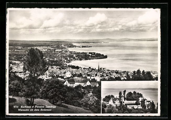 Cartoline postali: Wienacht, Ferienheim Landegg, Totalansic – Usato da Berlin venduto da bartko-reher