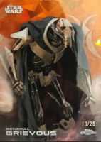 2025 Topps Chrome Sapphire Star Wars General Grievous 13/25