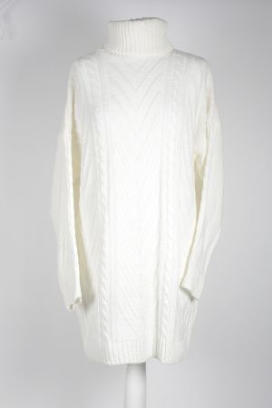 ZAUBERSTERN Rollkragenpullover weiss Gr. M