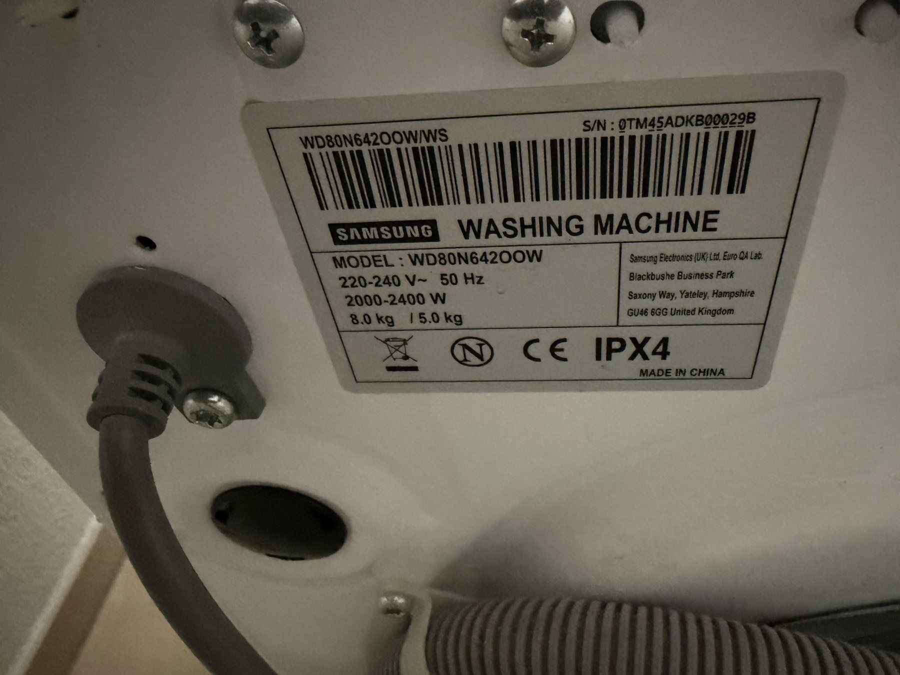 Samsung Lavatrici: Waschmaschine / Trockner Kombigerät – Usato da Zeiningen venduto da Martinzei 2