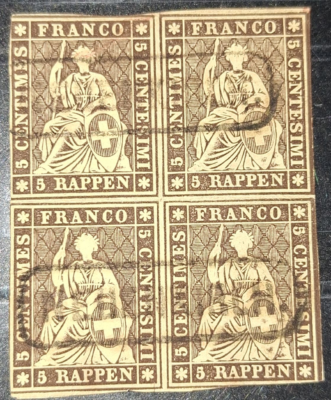 Tutti i francobolli: Strubel 22G 4er Block – Usato da Balgach venduto da SIMEON27