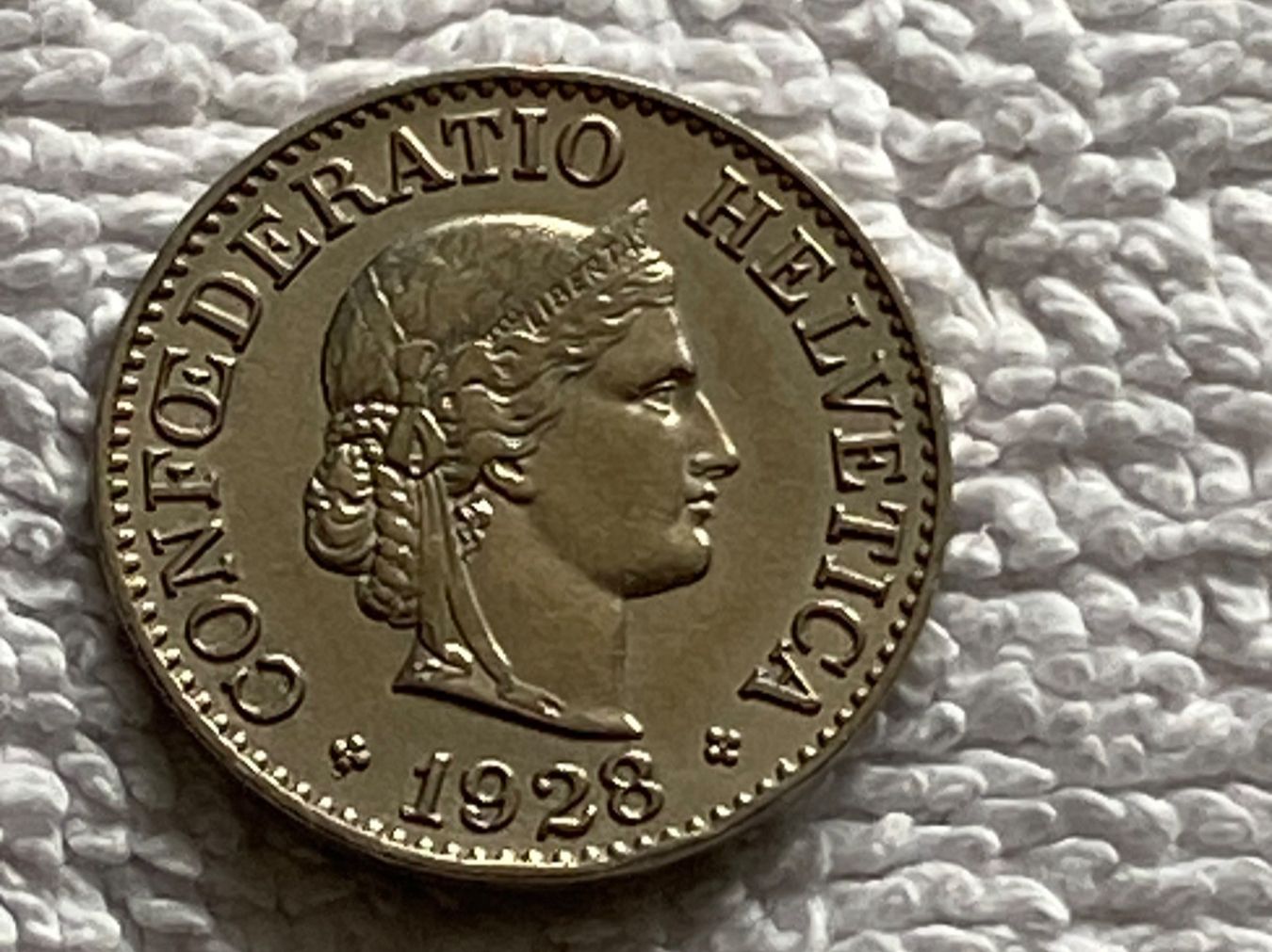 Tutti le monete: 10 centimes/rappen 1928 – Usato da Nyon venduto da Ilmi09
