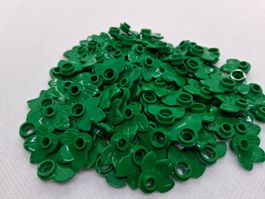 Lego 100 Stk. Plant, w/ Plate 1x1, no.1 (dunkelgrün)