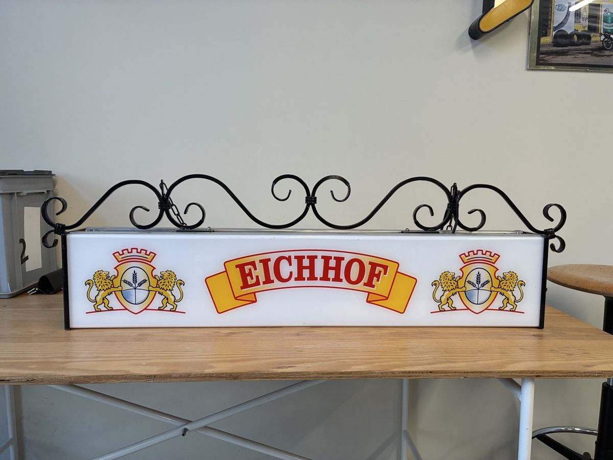 Eichhof Insegne: Leuchtkasten 100x20cm – Usato da Zürich venduto da adig
