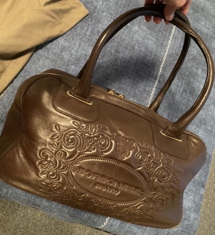 Borbonese Borse da donna: Borbonese borsa in pelle marrone – Usato da Viganello venduto da Orisole