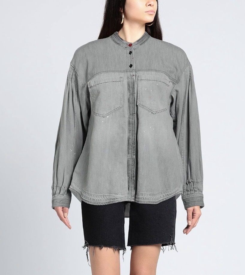 Blusen: Chemise en jeans High Use, taille 34 – Neu (gemäss Beschreibung) aus Vernayaz von Veron1 2