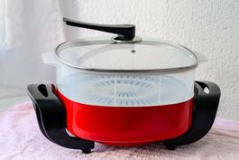 Top Zustand! elektrischer Multikocher Dämpfer für Camping