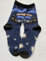Socken mit speziellem Künstler Muster, Grösse 36-38 Neu