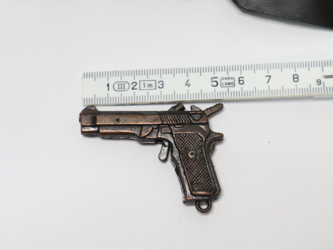 Nastri decorativi: Strumpfband mit Pistole Colt neu – Nuovo (secondo la descrizione) da Eschenbach SG venduto da Astalavista 2