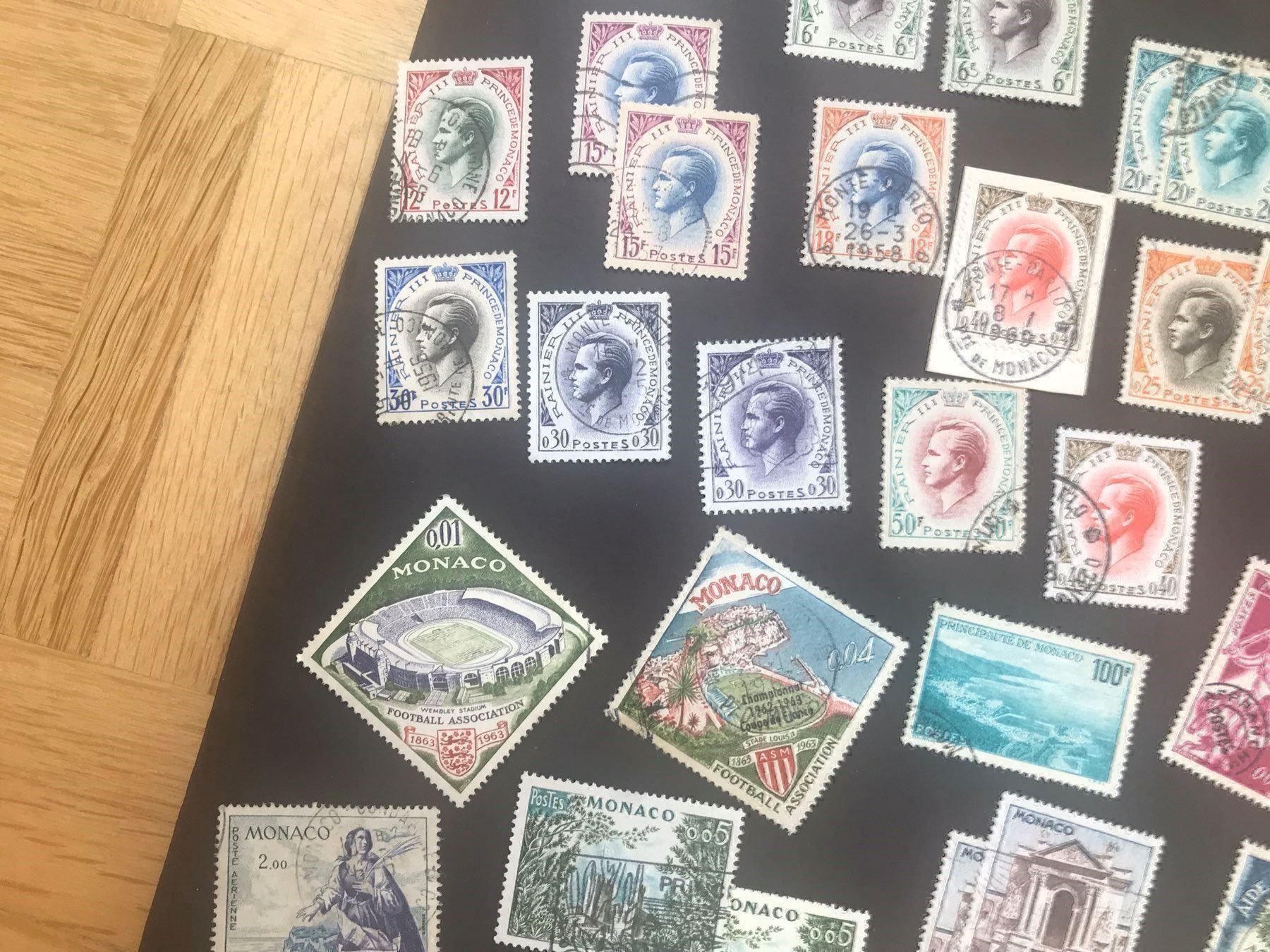 Alle Briefmarken: Interessantes Restlot Monaco ab 1901 – Gebraucht aus stäfa von brandy66 6