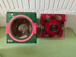 Weihnachtsdeko / Kerze und Engellicht