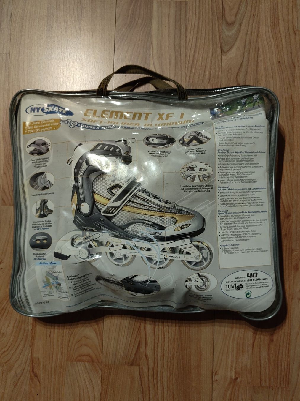 Pattini in linea & Pattini a rotelle: Inlineskates Grösse 40, neuwertig – Nuovo (secondo la descrizione) da Bauma venduto da SwissMilitaria