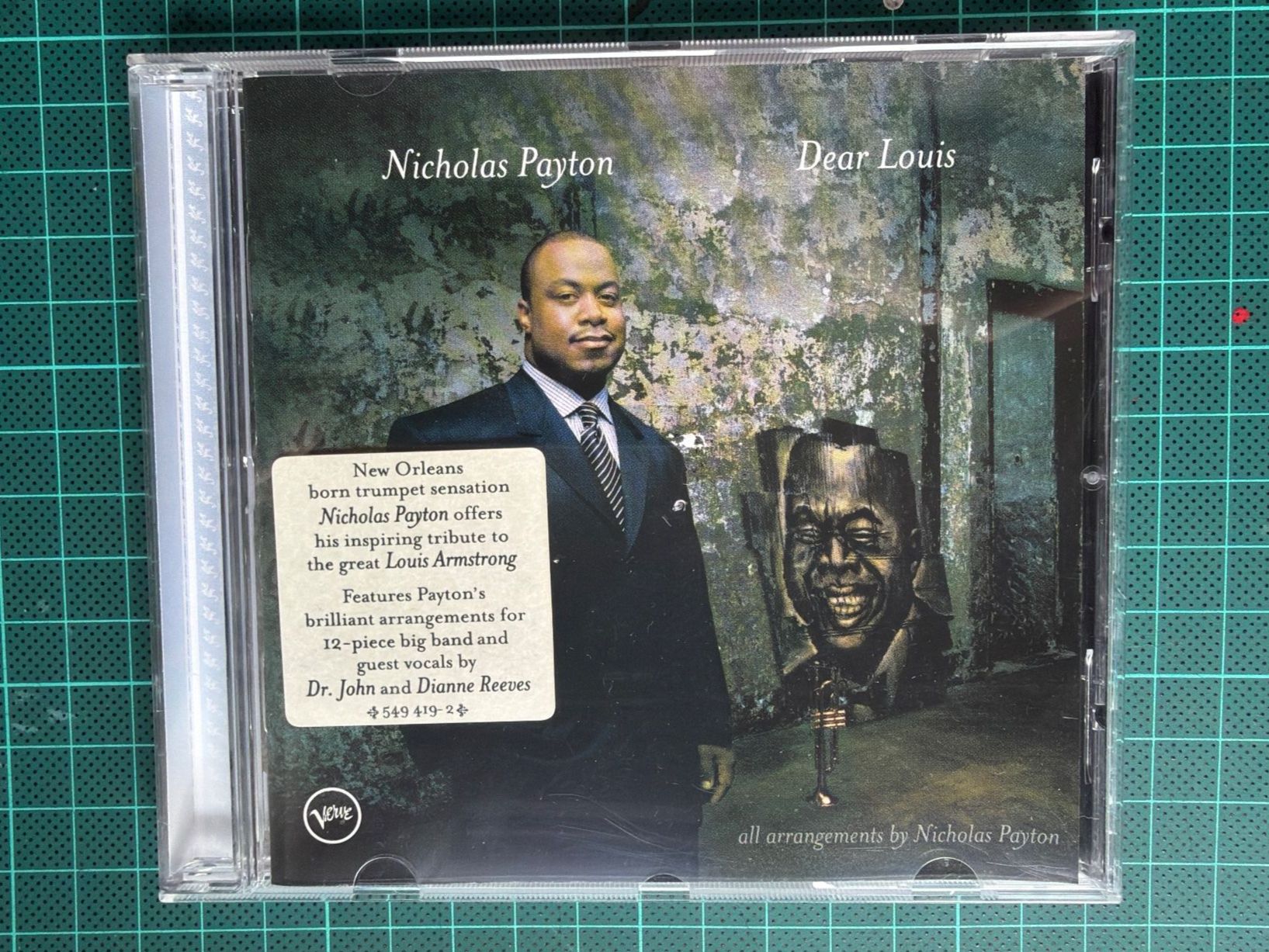 CD: Nicholas Payton – Dear Louis – Usato da Zürich venduto da Max_Lindenbaum
