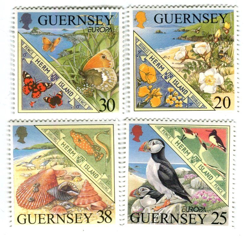 Alle Briefmarken: Briefmarken "Vögel & Tiere". Guernsey – Neu und originalverpackt aus Basel von Butsch5