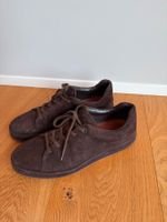 Loro Piana Wildleder Sneaker in Braun Gr. 45