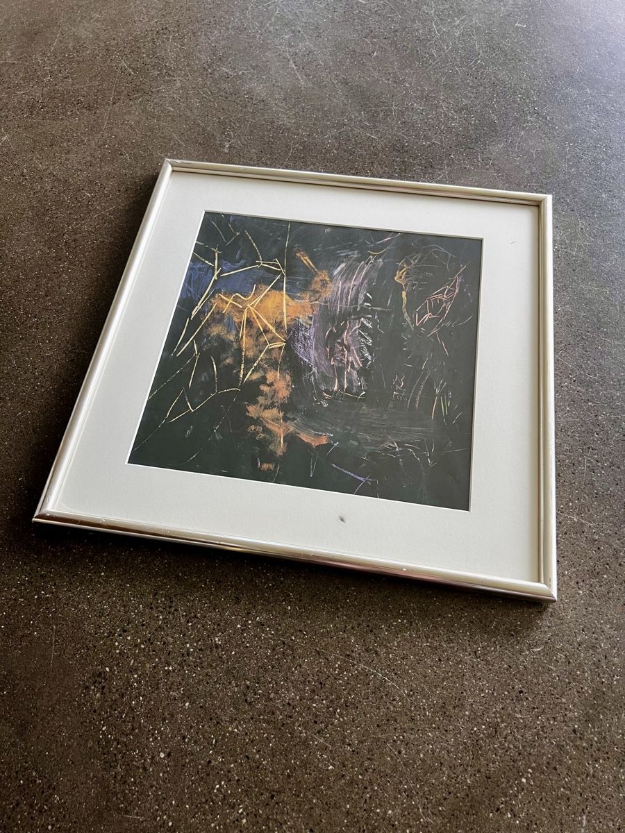 Grafica & Litografie: Per Kirkeby framed print, vintage artwork – Usato da Oberägeri venduto da Theonose74 6