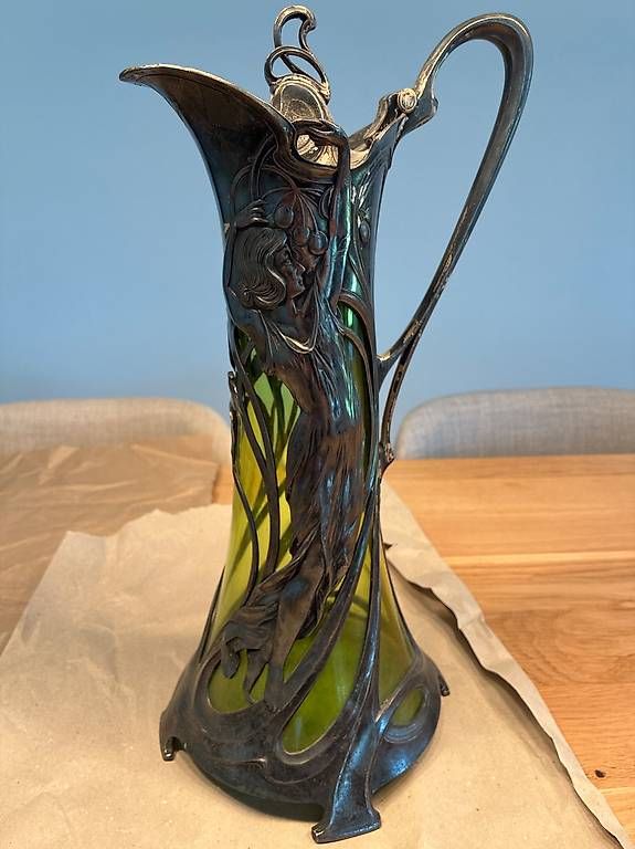 Caraffe: Jugendstil-Henkelkaraffe – Usato da Amriswil venduto da MiCastel