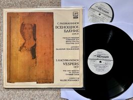 DLP Choral - Rachmaninow Vesper, Op. 37 2 LP GEWASCHEN TOP