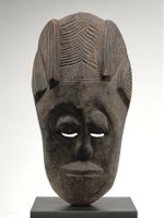 Antike afrikanische Maske
