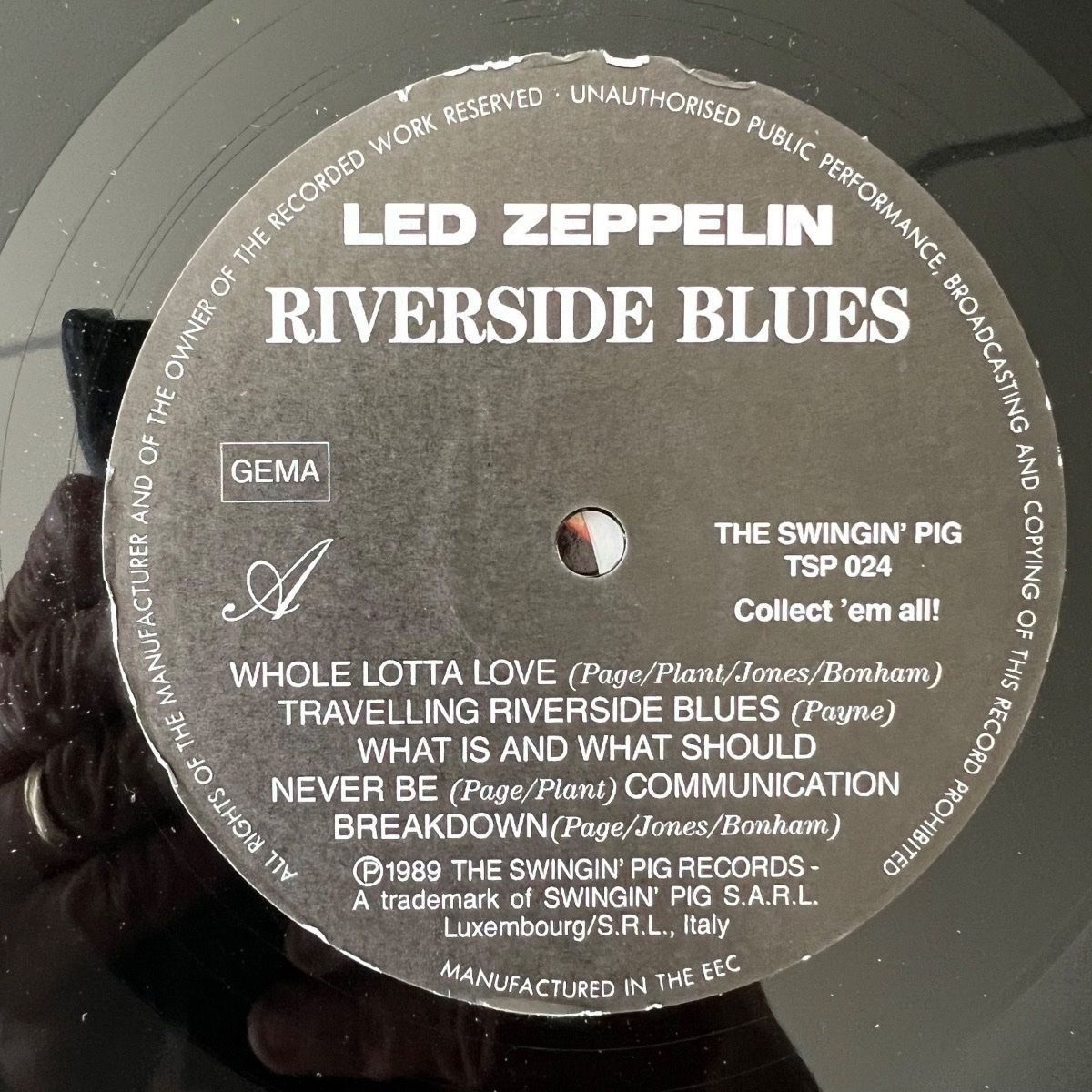 Dischi in vinile: Led Zeppelin - Riverside Blues / 1. D-Press. 1989 - TOP – Usato da Gais venduto da soundcave57 1