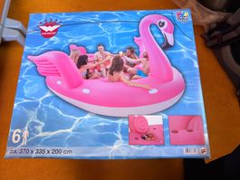 Schwimminsel Badeinsel Flamingo