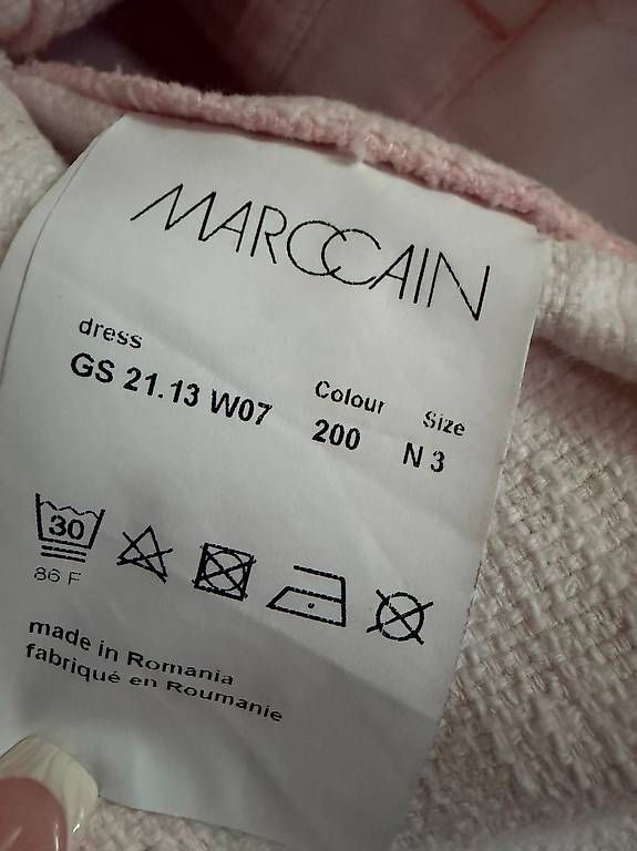 Kleider: Marc Cain Kleid hellrosa/creme  Grösse N3 – Gebraucht aus Zweisimmen von sementielle 1
