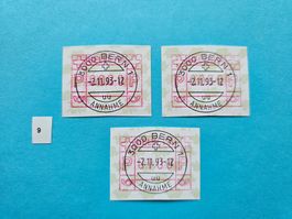 ATM  1993, Typ 9, Ersttagsstempel