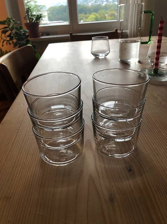 Bicchieri: 6 Trinkgläser aus Glas  CHF 6. – Usato da Luzern venduto da rotanj 1