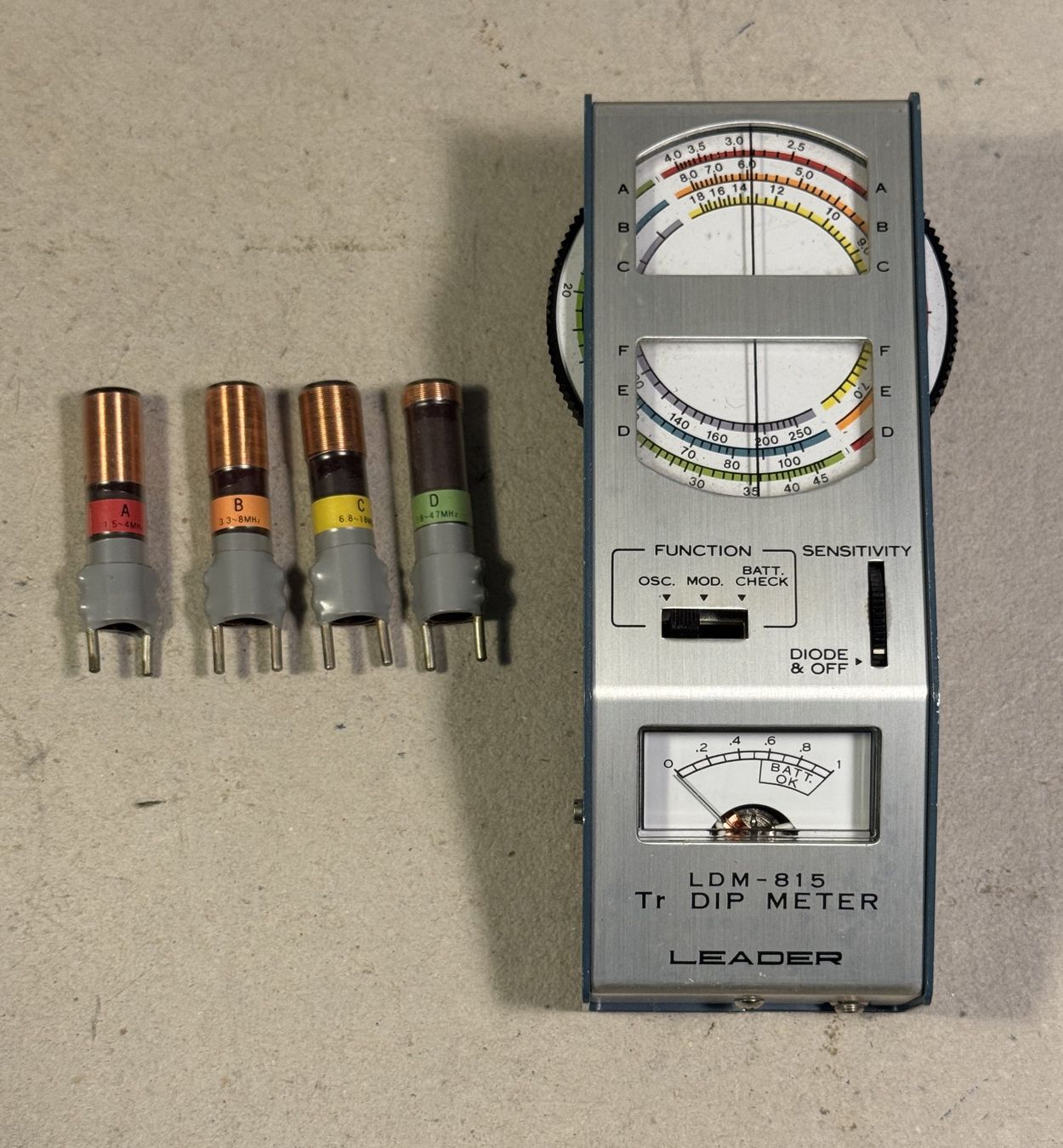 Funktechnik: LEADER LDM 815 DIP Meter – Gebraucht aus Ins von funkflieger