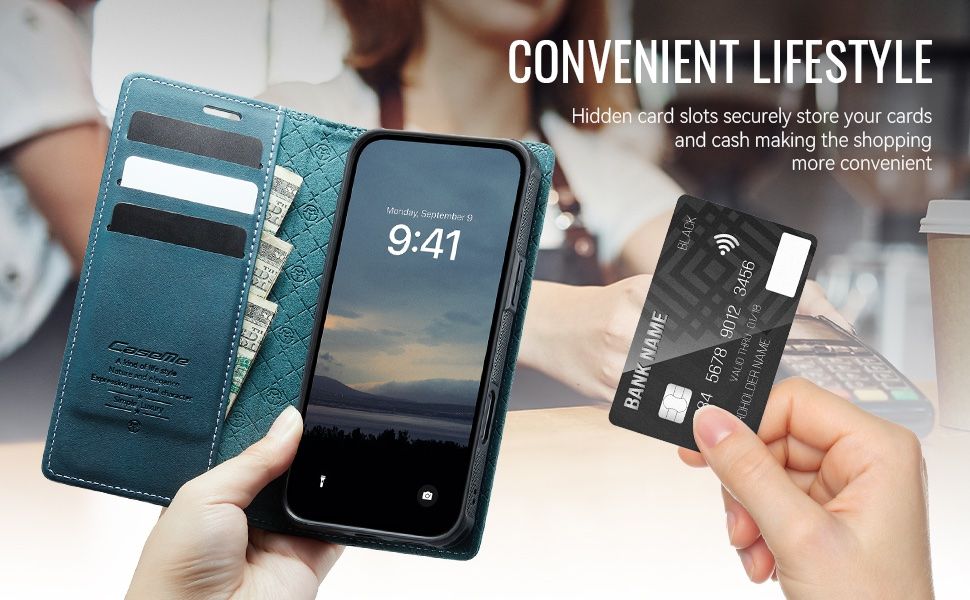 Cover & Protezioni schermo: iPhone 17 - étui à rabat portefeuille détachable bleu – Nuovo e nell'imballaggio originale da Morges venduto da DigiAC 1