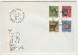 FDC Pro Juventute 1967